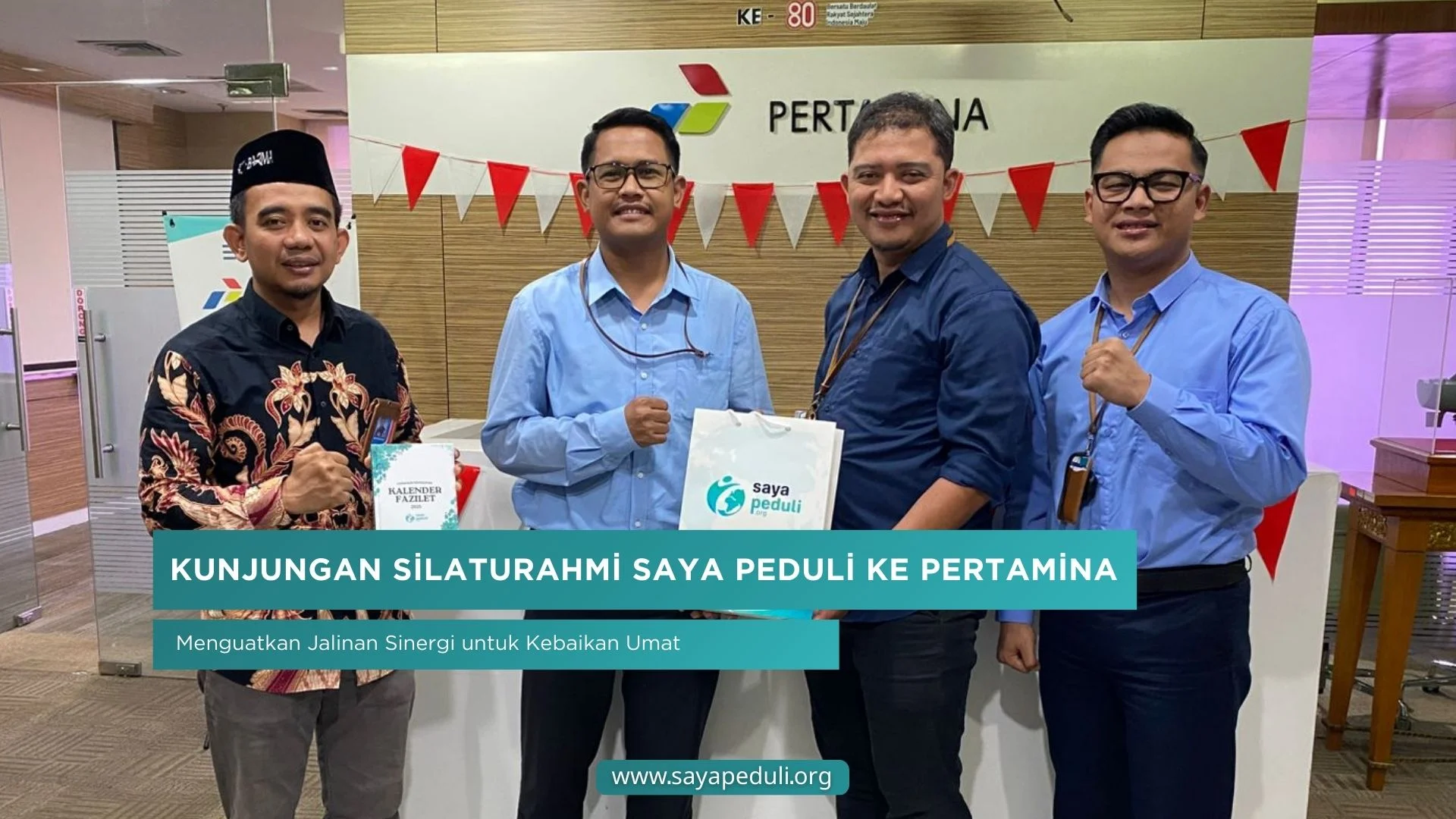 Kunjungan Silaturahmi Saya Peduli ke Pertamina: Menguatkan Jalinan Sinergi untuk Kebaikan Umat